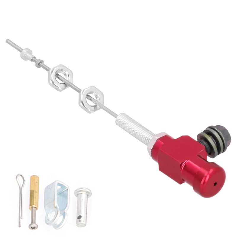 Hydraulic Clutch Master Cylinder Rod Brake Pump M10x1.25mm Aluminium Alloy
