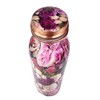 Rastogi Handicrafts pure copper screen printed Water bottle 950 ml