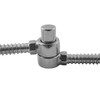 XGNG 1 Pair Stainless Steel Wood Threaded Bolt Hinges Wood