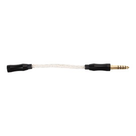 3.5mm to 4.4mm Headphone Adapter Cable Gold Plated 3.5mm Stereo Female to 4.4mm Balanced Male Upgrade Cable Silver