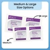 HCS Medium Alcohol Prep Pads - 70% Isopropyl Alcohol Wipes,