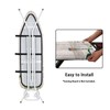 Hinthetall Wood Dragonfly Ironing Board Cover and Pad Standard Size