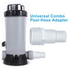 DIELOVEHUA Pack of 4 Pool Hose Adapter, Pool Hose Adapter,