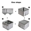 VERONLY Cosmetic Storage Bins Makeup Organizer, Adjustable Multifunction Storage Box