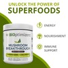 BiOptimizers Chocolicious Mushroom Breakthrough | Nootropic Supplement Blended Powder of