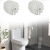 4Pcs Toilet Bowl Brush Replacement Head, Universal Toilet Brush Head