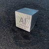 Aluminum Cube - Metal Element Cubes - Laser Engraved Density
