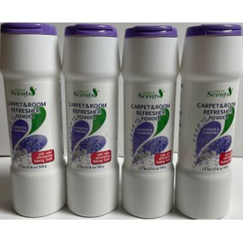 Great Scent Carpet & Room Refresher Powder Lavender & Chamomile 17.6 Oz Pack of 4