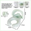 Parent-Child Inflatable Pool Float with Canopy – Double Seat PVC
