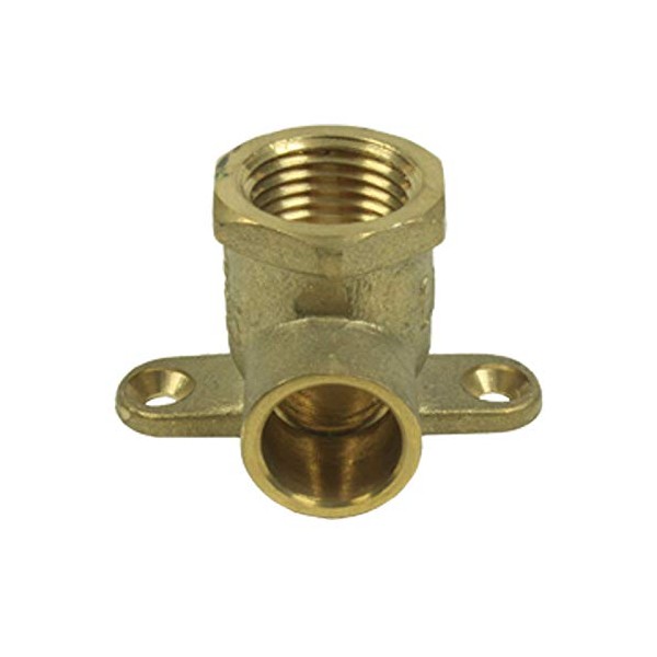 Libra Supply Lead Free 1 inch 90-Degree Female Drop Ear Elbow C x F, (click in for more size options)1'', 1-inch Brass Pipe Fitting Plumbing Supply