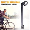 WEEROCK Bike Stem 25.4mm*22.2mm Aluminum Alloy and Steel Gooseneck Shape