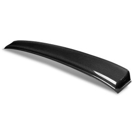 Auto Dynasty Rear Car Roof Window Visor Spoiler Compatible with G25 G35 G37 Q40 Sedan 2007-2015, Glossy Black, Carbon Fiber