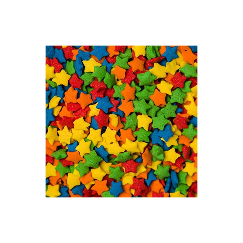 Sequin Confetti Sprinkles for Cakes and Cupcakes 4 oz (Bright