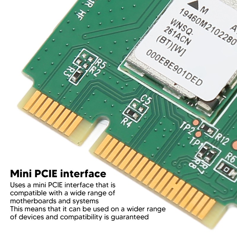 MiniPCIE Network Card Module 1200Mpbs 2.4G 5G Dual Band Bluetooth