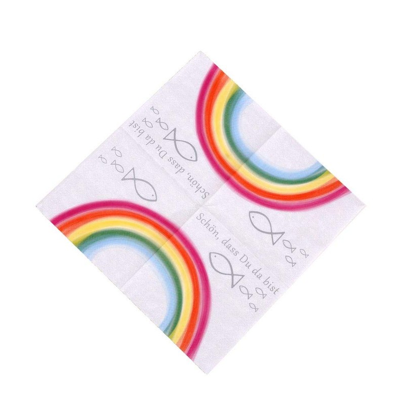 20 Napkins Schön dass du da bist mit Fische und