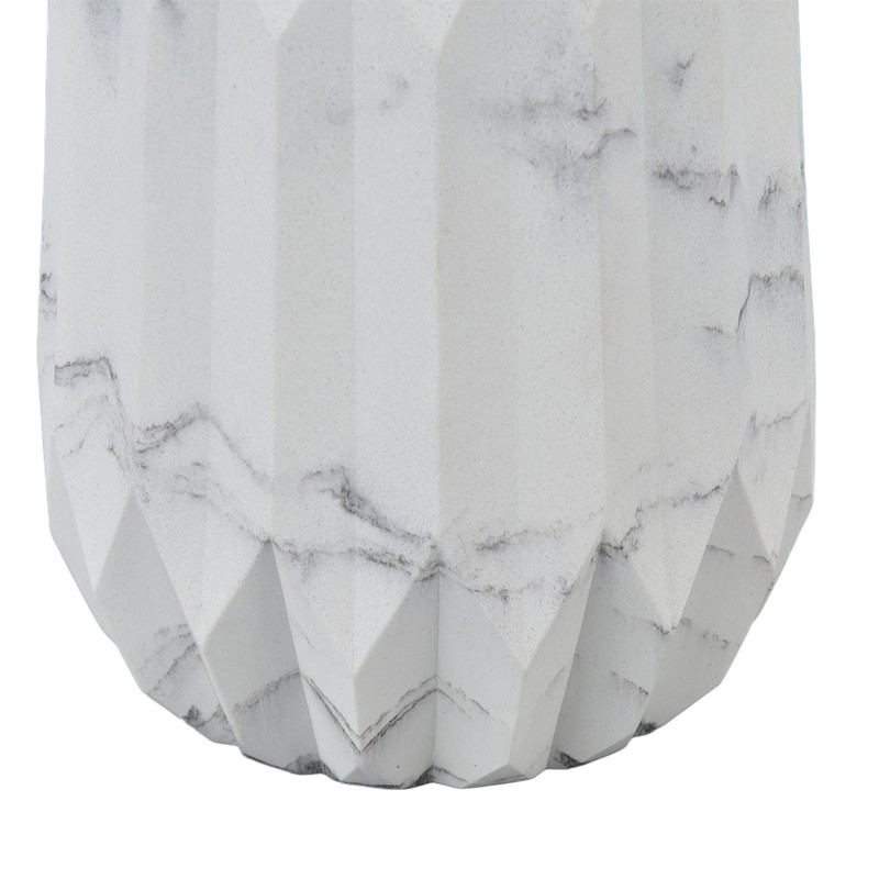 Makeup Brush Holder Durable Glossy Resin Large Capacity Modern Design