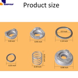 6PK 429634-00 Fit for Clutch Assemblies Replacement DW255 DW276 DW251 DW274 DW998QDK DW275QD