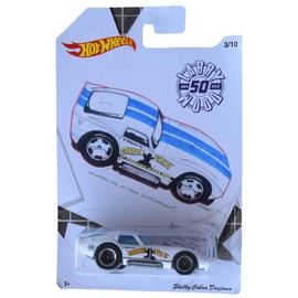 Hot Wheels Shelby Cobra Daytona 3/10 [White], Larry Wood 50th Anniversary