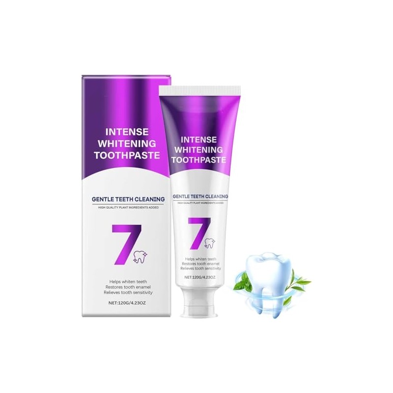 SP-6 Toothpaste & 7-Pro Intensive Teeth Whitening Toothpaste, Intense Whitening