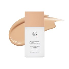 Beauty of Joseon Daily Tinted Fluid Sunscreen 12 Shades for Face Moisturizing Broad Spectrum SPF 40 Korean Skincare 50ml, 1.69 fl.oz #LN110 | 12 Shade