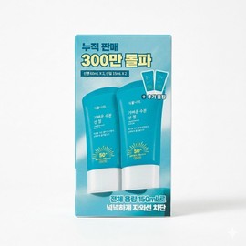 Plant Nara Light Moisture Sun Gel (60ml 2 packs + 15ml 2 packs) x 2 / 식물나라 가벼운 수분 선 젤 (60ml 2입+15ml 2입) x 2개