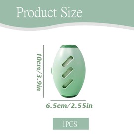 Portable Lint Roller, Washable Portable Sticker Pet Hair Remover Lint Roller, Washable Sticky Gel Lint Roller Ball, for On the Go for Clothes Sofas Hair Dust Travel Home (Green)