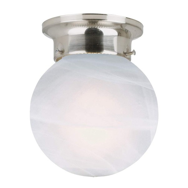 Design House 511592 Millbridge 1-Light Ceiling Mount, 6.75 6-Inch, Satin