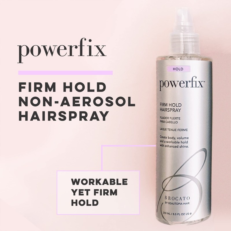 Brocato Powerfix Firm Holding Spray Low VOC, 8.5 oz, by
