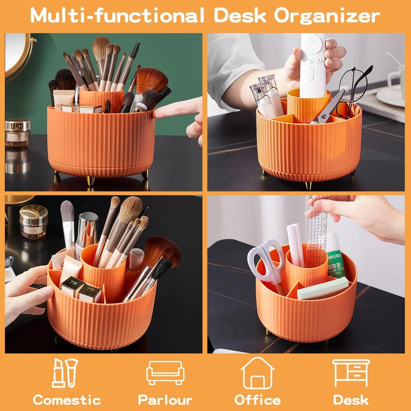 VERSAINSECT eup Brush Holder Organizer, Makeup Organizer Countertop, Makeup organization