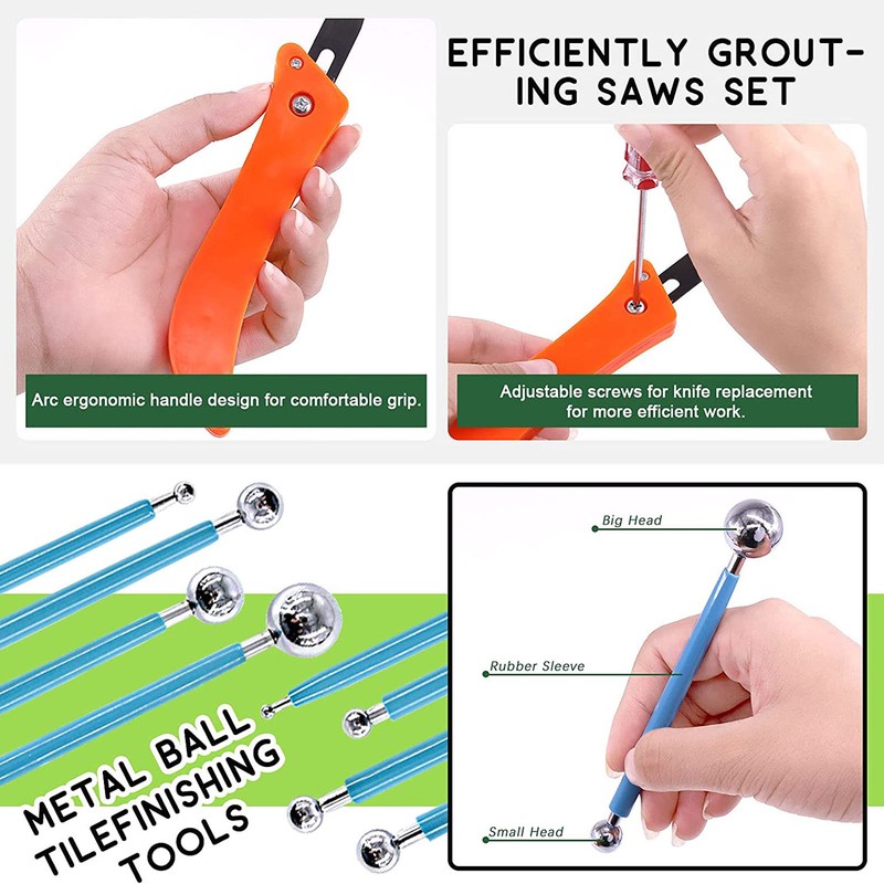 Caulking Finishing Tool Scraper Blade Saw Nozzle Glass Sealant Finishing