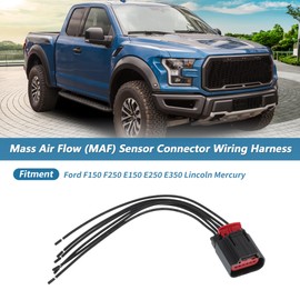 Partuto Mass Air Flow (MAF) Sensor Connector Wiring Harness for Ford Multi-Purpose Connector Pigtail for Lincoln for Mercury Mass Air Flow MAF Sensor Connector Plug Repair Wire Harness