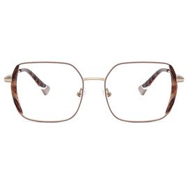 Zeelool Classic Square Blue Light Blocking Glasses for Women Men ZJGM309460-02 Gold