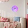 Decorative Clock for Living Room - Girls Pink Wall Clocks