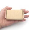 Pxyelec Pack of 50 Kraft Paper Boxes, Foldable Rectangular Paper
