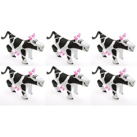 Inflatable Cows | 6 Pc Set | Hanging Party Inflate Decorations and Toys