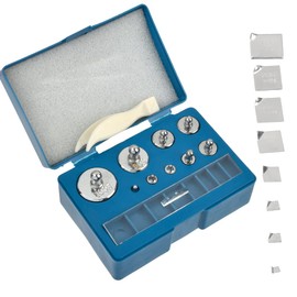 Calibration Weights Set, 17 Pieces, 10 mg-100 g, Calibration Weights Scales, Precision Stainless Steel Calibration Weights Set, Calibration Weights, Precise Test Weight, Calibration Weight, Digital