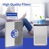 XBGG 4 Pack 115115 HEPA Replacement Filter Compatible with Winix