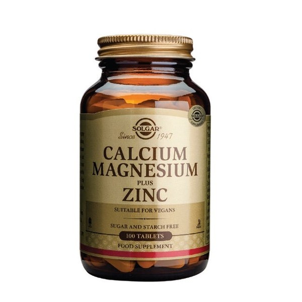 Solgar Calcium Magnesium plus Zinc - 100 Tablets
