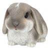 Figuren Shop GmbH Garden Figure Rabbit Grey - Weatherproof &