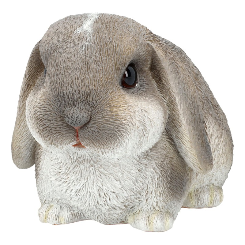 Figuren Shop GmbH Garden Figure Rabbit Grey - Weatherproof &
