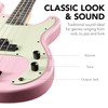 Best Choice Products Full Size Beginner 4-String Electric Bass Guitar,