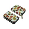 TANGDIAABBCC MOYYO RFID Credit Card Holder Case Leather Printed Zipper