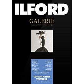 ILFORD Galerie Cotton Artist Textured A4 310GSM - 25 Sheets Professional Galerie Cotton Artist Textured A4 310GSM - 25 Sheets, White (2004052)