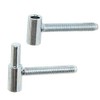 Drilling Hinge for Internal Door Hinges 13.5 mm Galvanised Silver