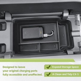 Center Console Organizer for 2026 Mazda CX-5 Accessories