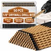 Tondiamo 50 Pcs Drywall Rotor Tips 1/8" Drywall Router Drill