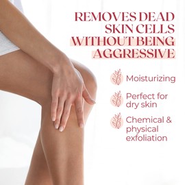 Feyzant Skincare Body Scrub with Guava and Avocado Oil - Gently Exfoliates and Hydrates for Smooth, Youthful Skin while eliminating Dead Cells - 16 oz