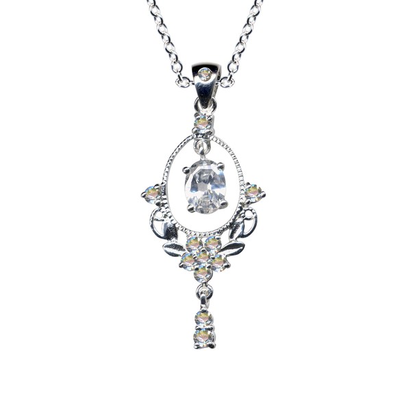 Art Nouveau Art Nouveau Youth Style Necklace Silver Chain +