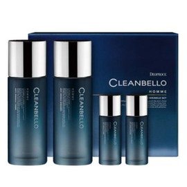 Deopro Clean Bella Homme Anti Wrinkle Skin Lotion Basic 4 Piece Set, 1 Set / 디오프러스 크린벨라 옴므 안티 링클 스킨로션 기초 4종 세트, 1세트