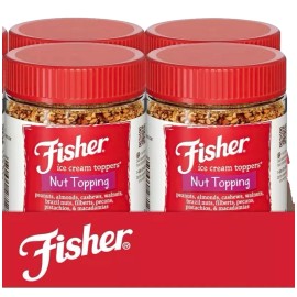 Fisher Mixed Nut Variety Nut Topping 5 oz pack of 4